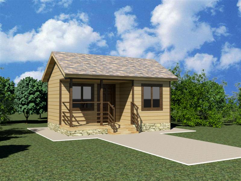 Одноэтажные дачные дома 